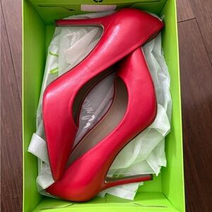 Sam Edelman Vibrant Red Heels
